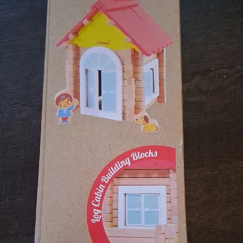 I Build My House Building Set - 94 pcs - Yellow, Red, Green